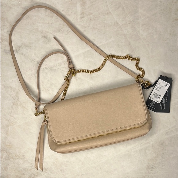 Rebecca Minkoff Convertable Cream/Dune Crossbody Bag - Picture 3 of 9